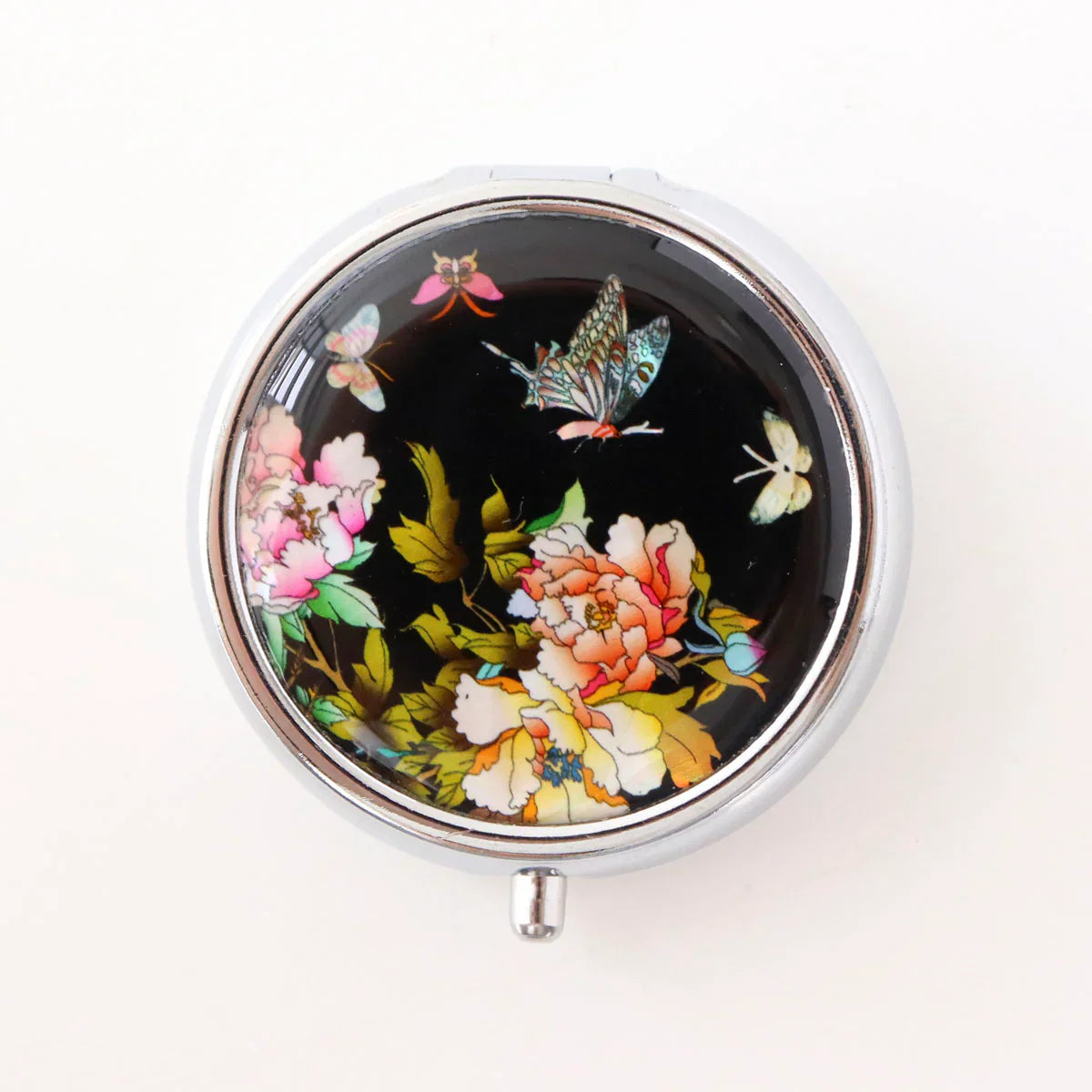 Pearl Compact Pill & Jewelry Case - Small