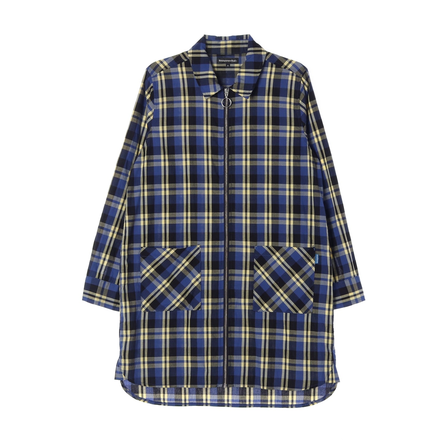 thisisneverthat Long Check Jacket (Size M)