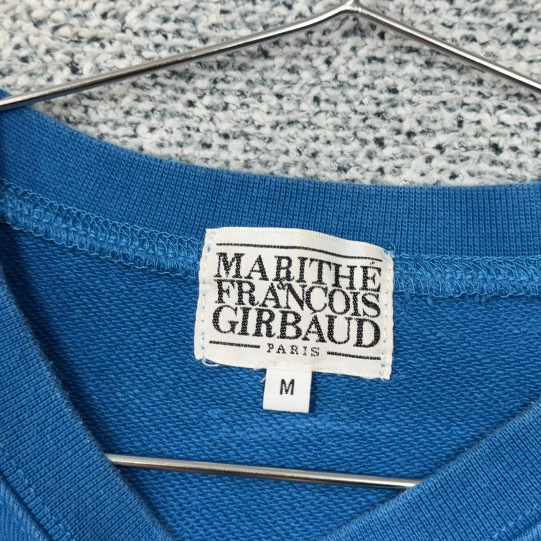 Marithé François Girbaud Logo Blue Sweatshirt (M)