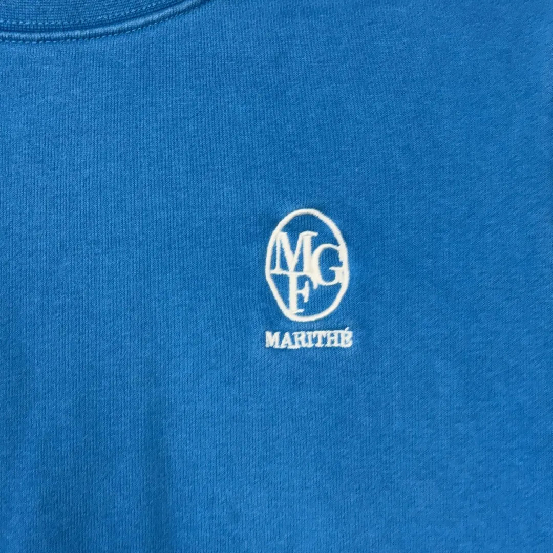 Marithé François Girbaud Logo Blue Sweatshirt (M)