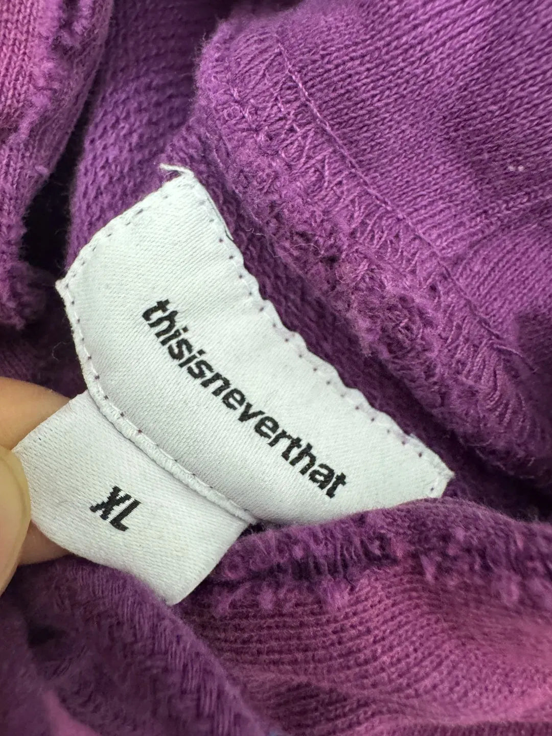 thisisneverthat Washed Purple Hoodie (XL)