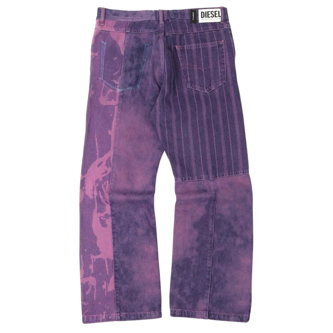 Diesel x Gosha Rubchinskiy GR Uniforma Purple Denim Jeans (XL)