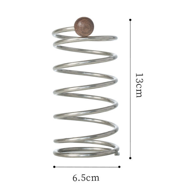 Spring Stainless Steel Toothbrush & Pen Holder