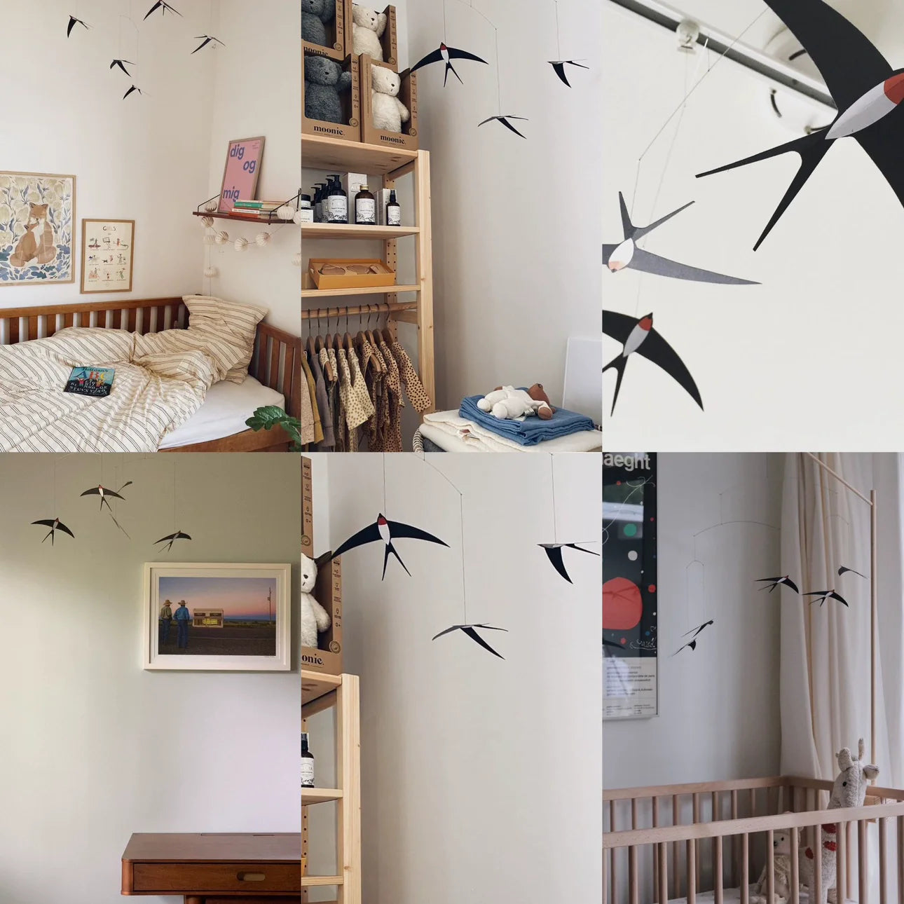 Flying Swallow Mobile