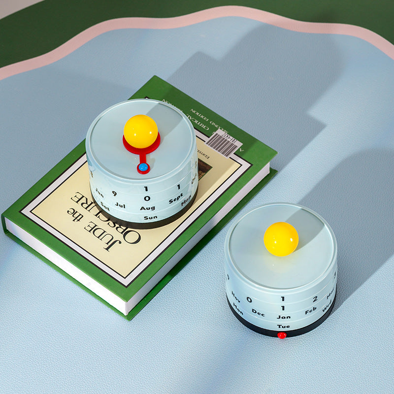 Retro Rotating Perpetual Calendar