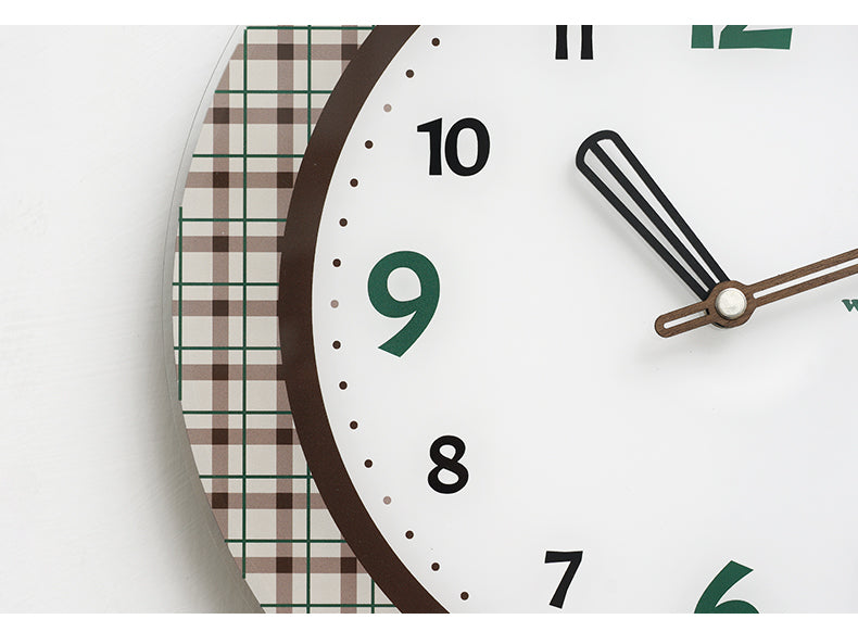Grid Whisper Wall Clock