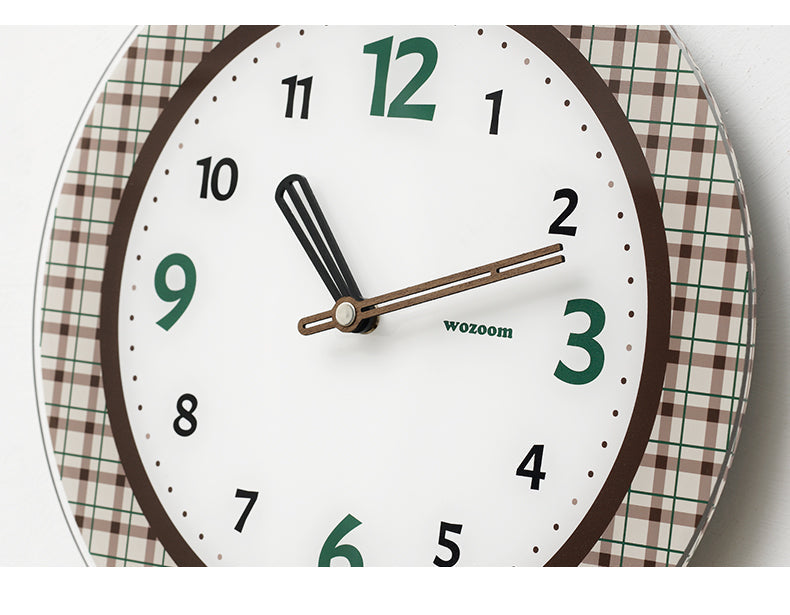 Grid Whisper Wall Clock
