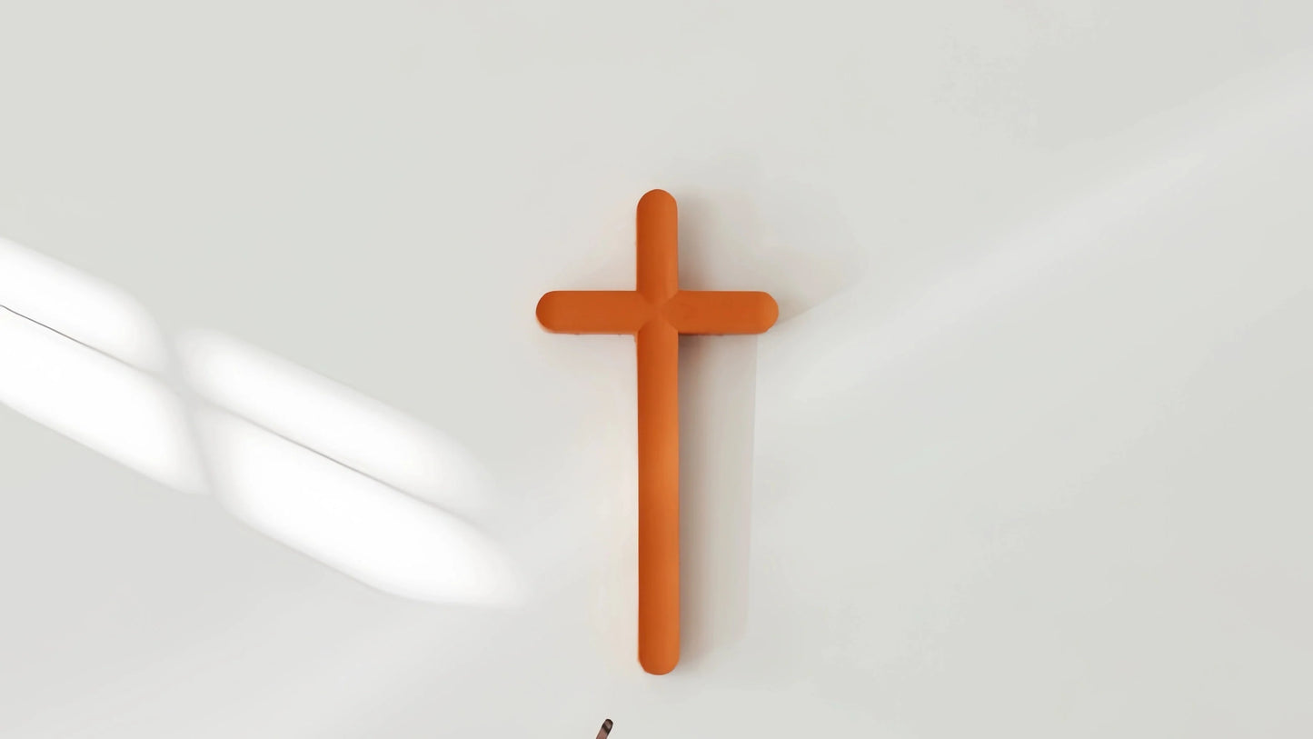 Wall-Mounted Cross Art – with Sticker