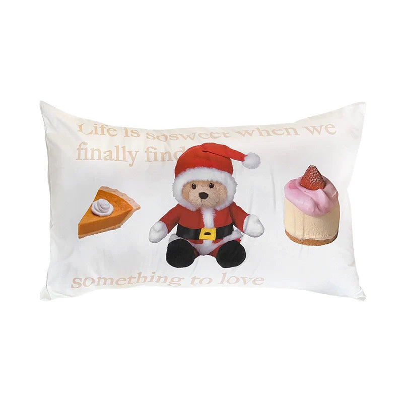 Cotton Pillowcase - Cute Animal & Food Illustration Design (22 Variants)