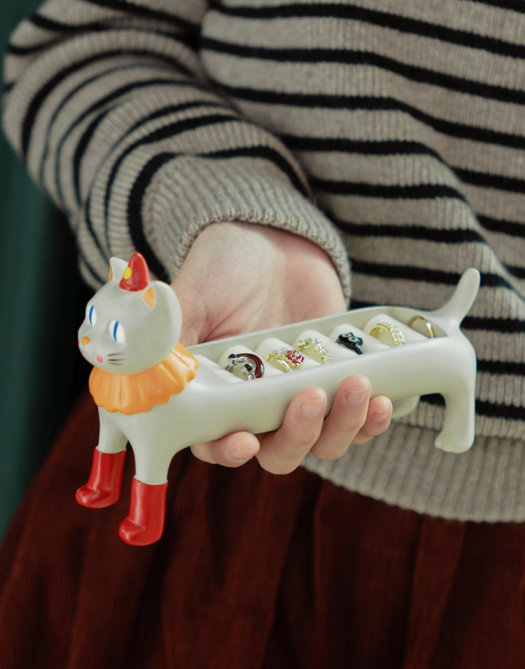 Circus Cat Ring Holder