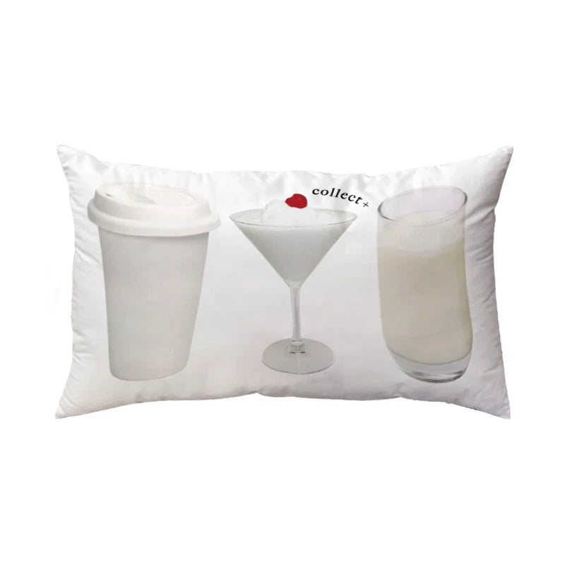 Cotton Pillowcase - Cute Animal & Food Illustration Design (22 Variants)