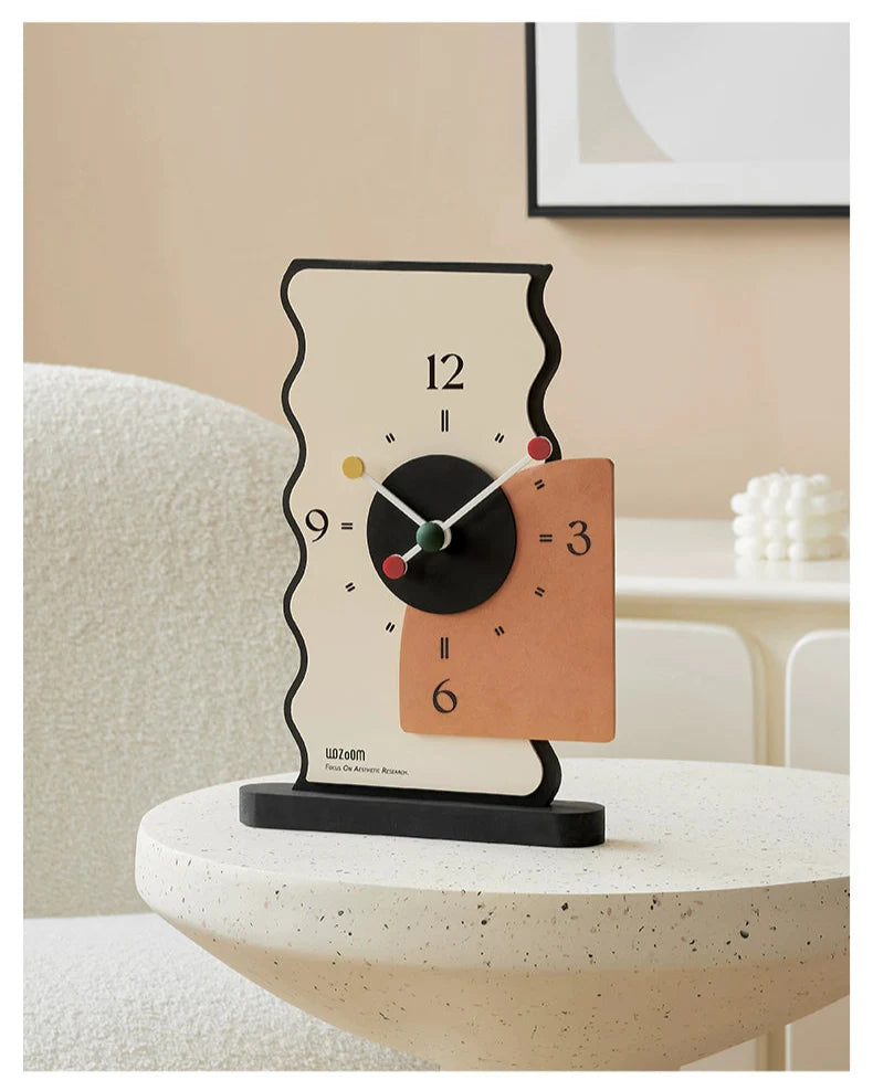 Wavy Edge Desk Clock