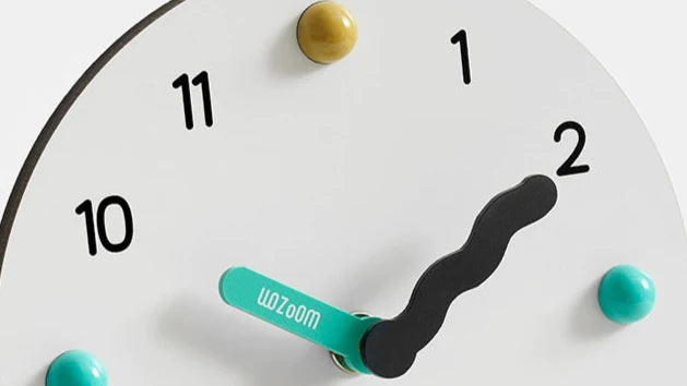 Geometric Arch Rainbow Table Clock