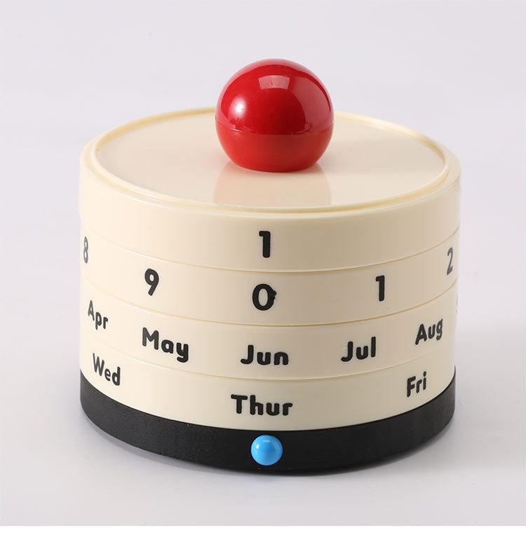 Retro Rotating Perpetual Calendar