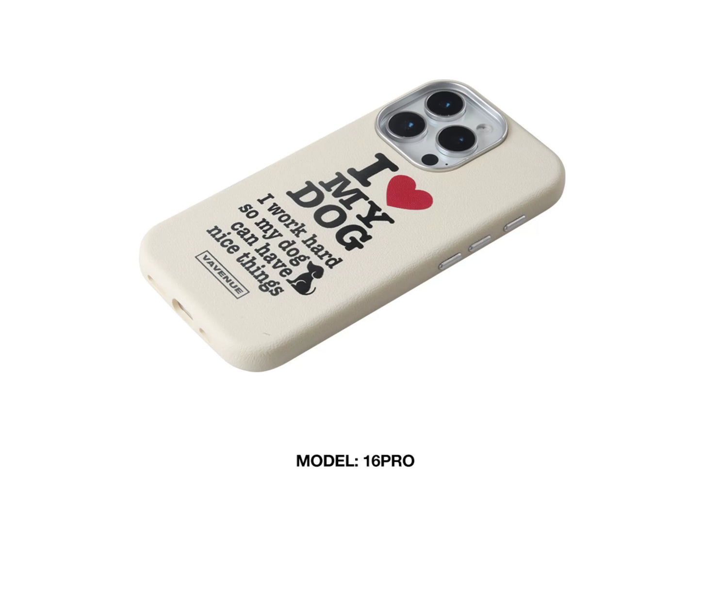 I Love My Dog iPhone Case