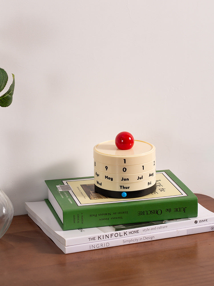 Retro Rotating Perpetual Calendar