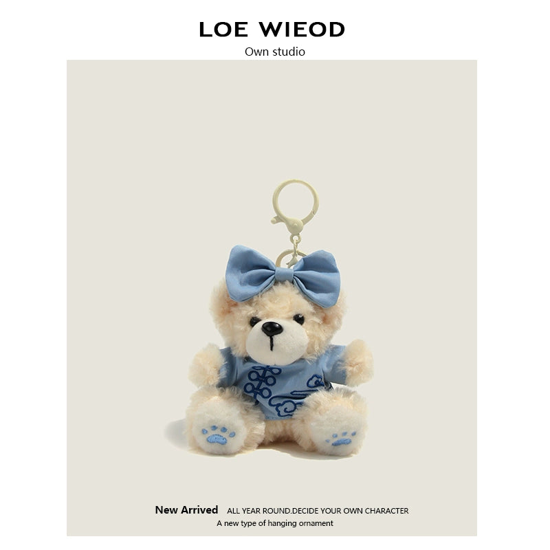 Chinese Hanfu Bear Plush Keychain