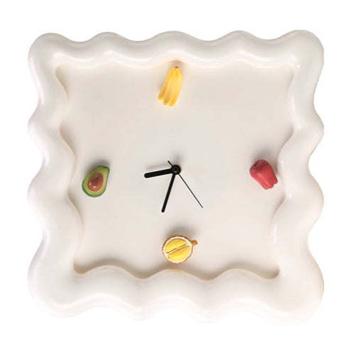 Fruit Accent Cream Wall Clock