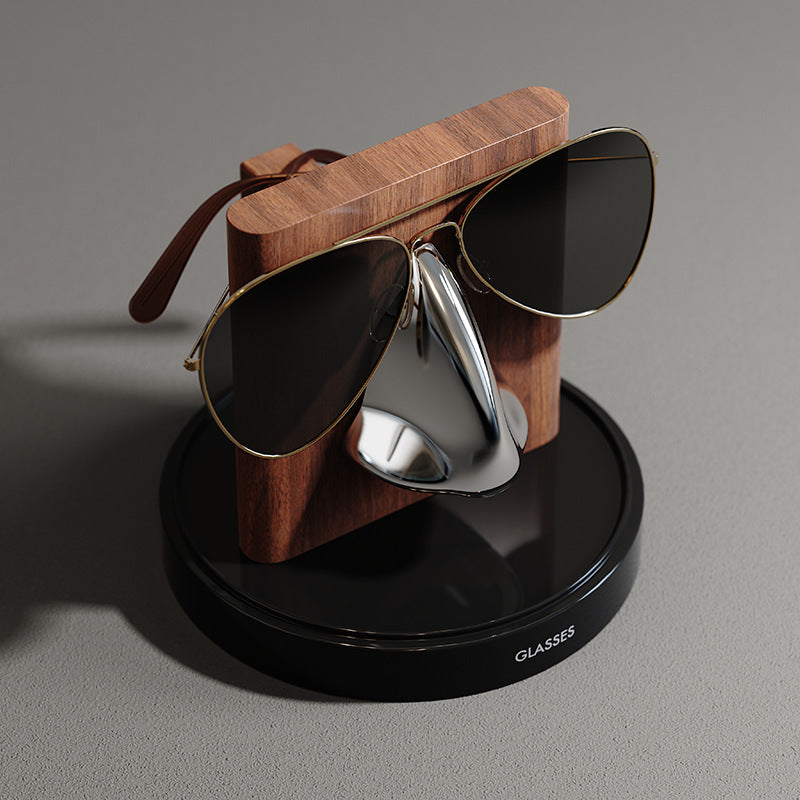 Creative Nose-Shaped Eyeglasses Holder Stand