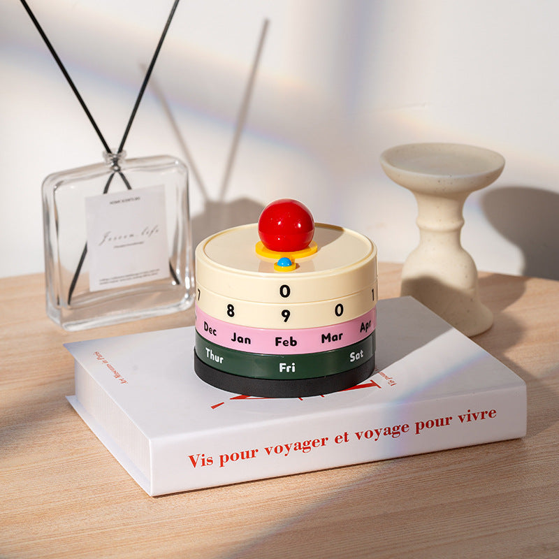 Retro Rotating Perpetual Calendar