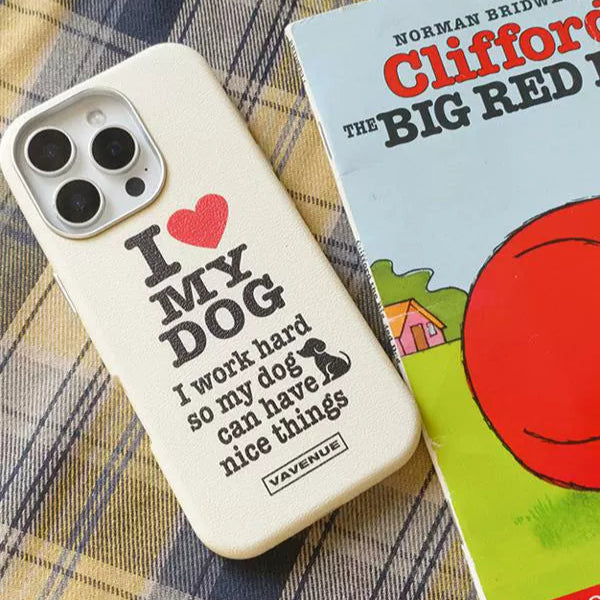 I Love My Dog iPhone Case