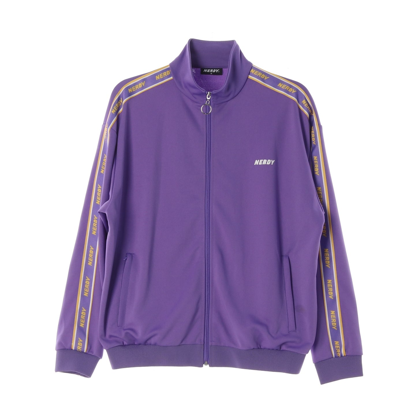 NERDY Purple Track Zip-Up Jacket (M)