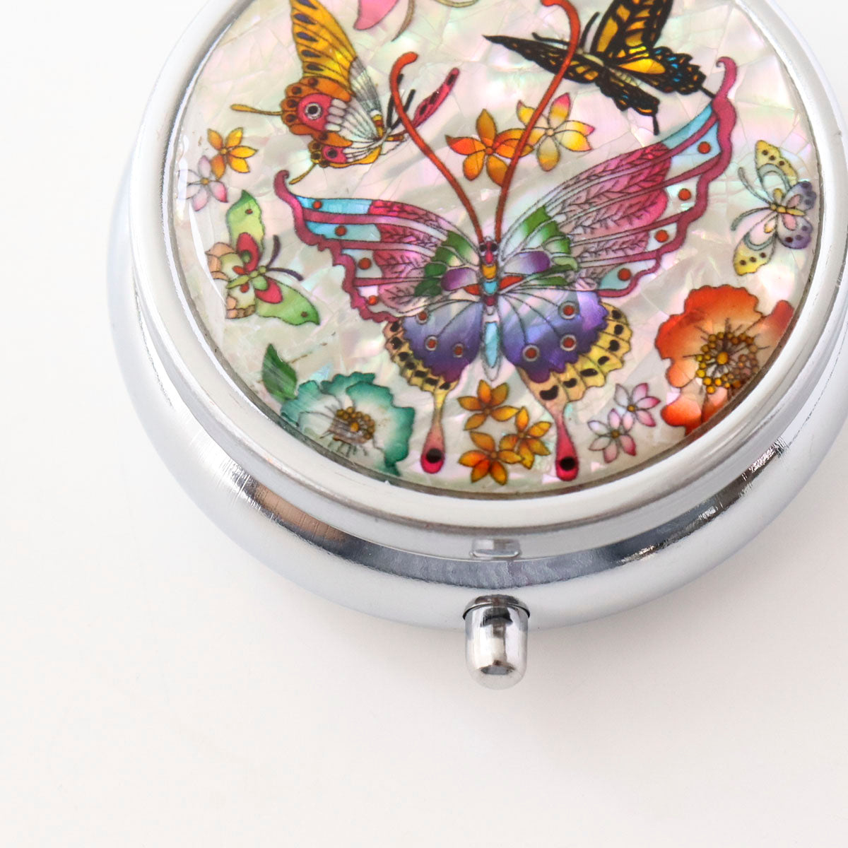 Pearl Compact Pill & Jewelry Case - Small