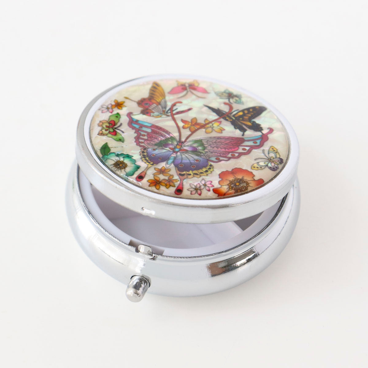 Pearl Compact Pill & Jewelry Case - Small