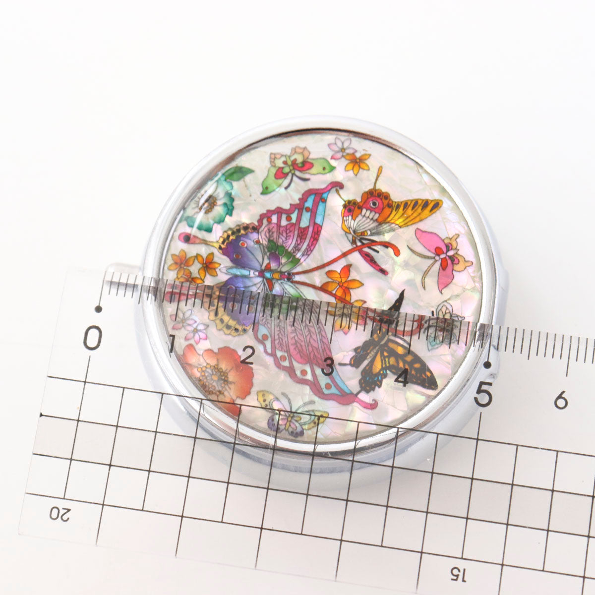 Pearl Compact Pill & Jewelry Case - Small