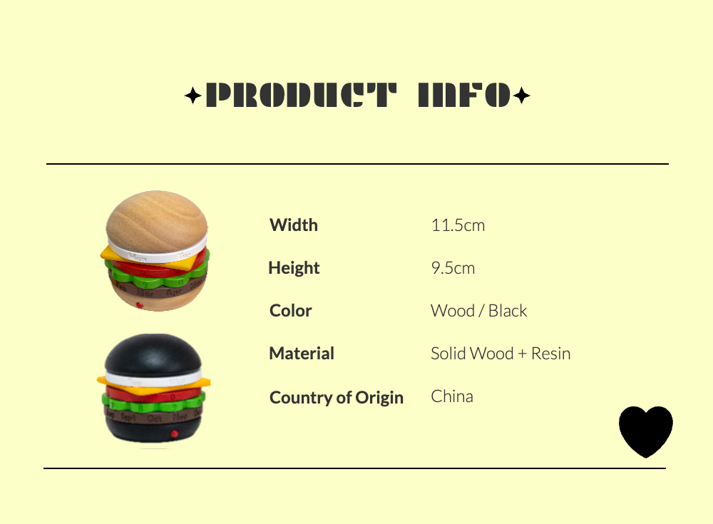 Burger Perpetual Calendar