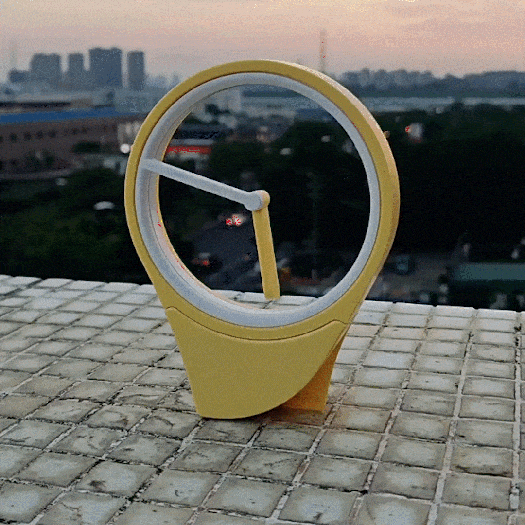 Floating Hands Gravity Clock