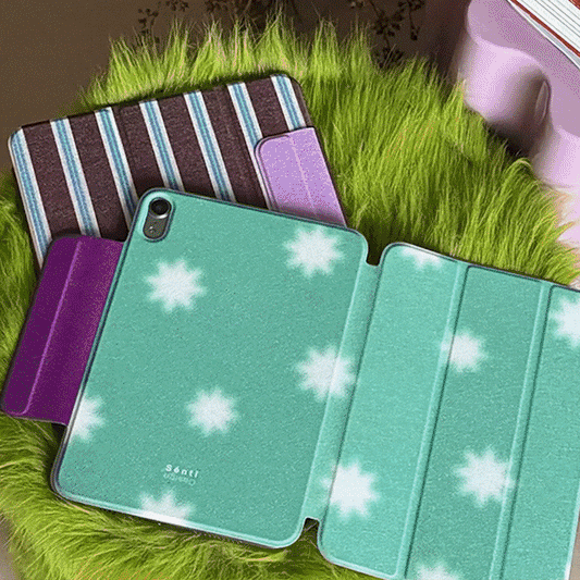 Rainbow Dream Magnetic iPad Case with Pencil Holder