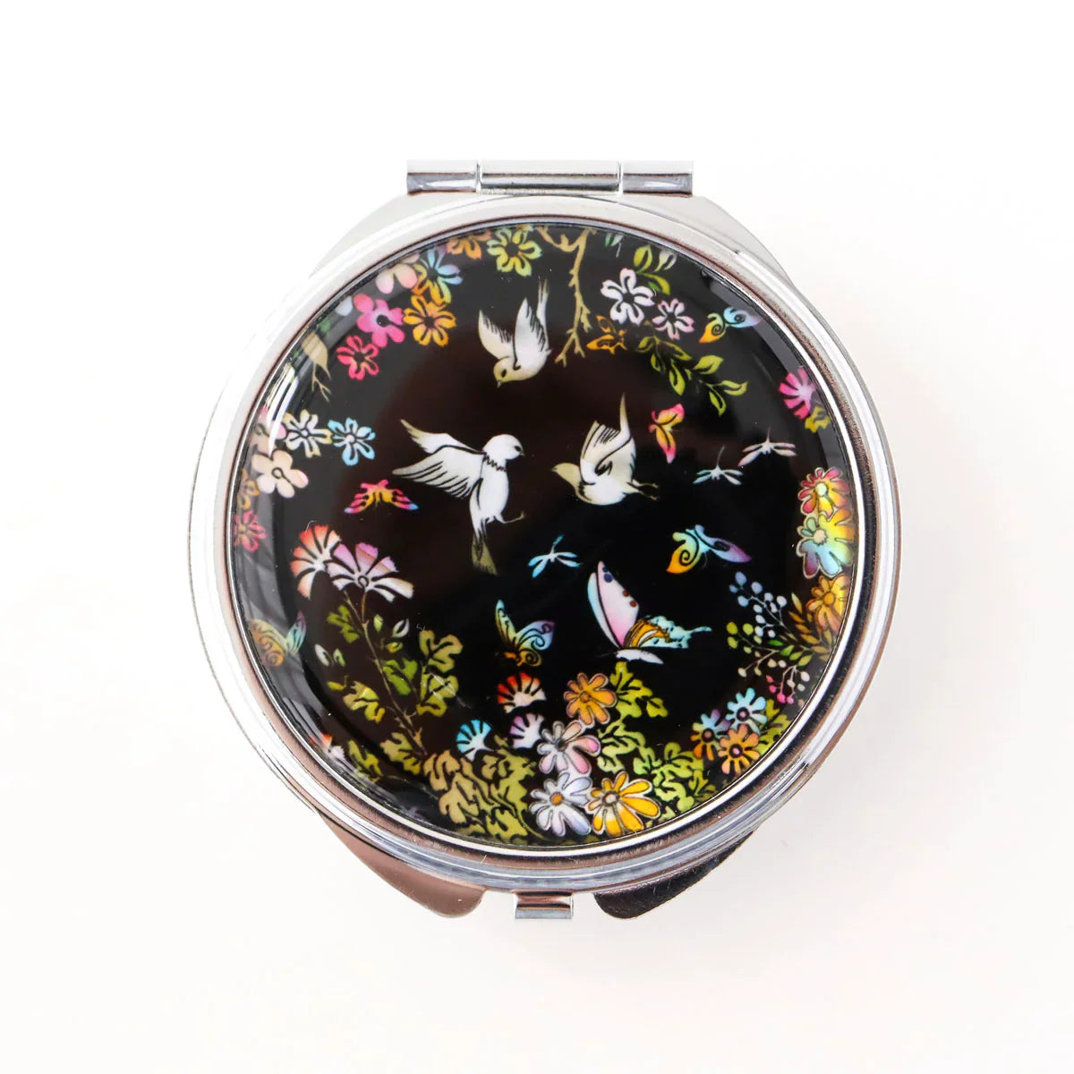 Pearl Compact Pill & Jewelry Case -Large