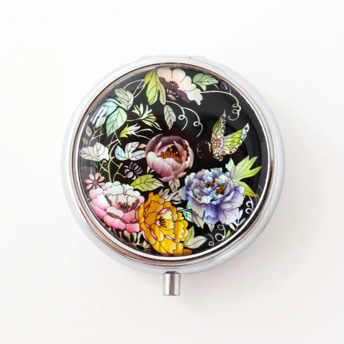 Pearl Compact Pill & Jewelry Case - Small