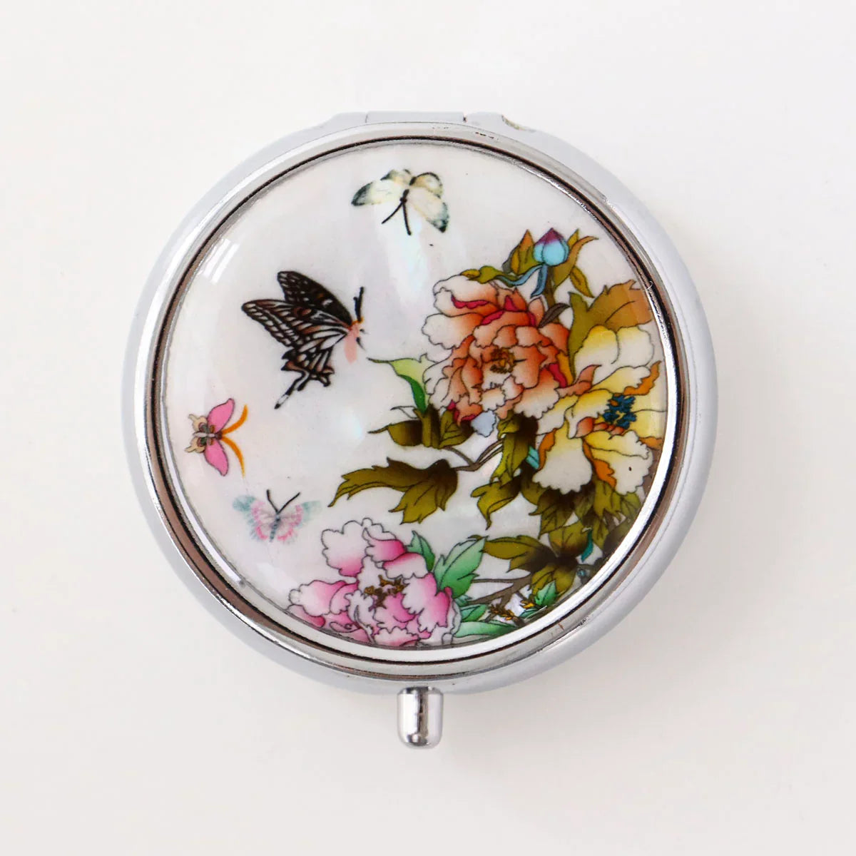 Pearl Compact Pill & Jewelry Case - Small
