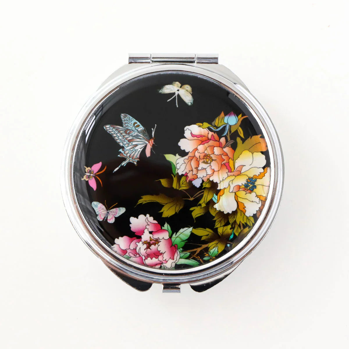 Pearl Compact Pill & Jewelry Case -Large