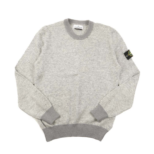 Stone Island Gray Knit Sweater