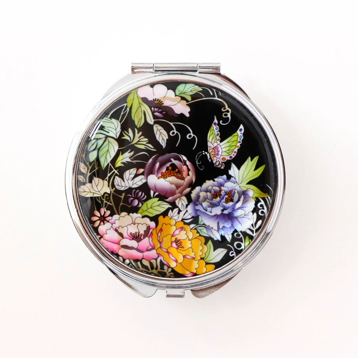 Pearl Compact Pill & Jewelry Case -Large