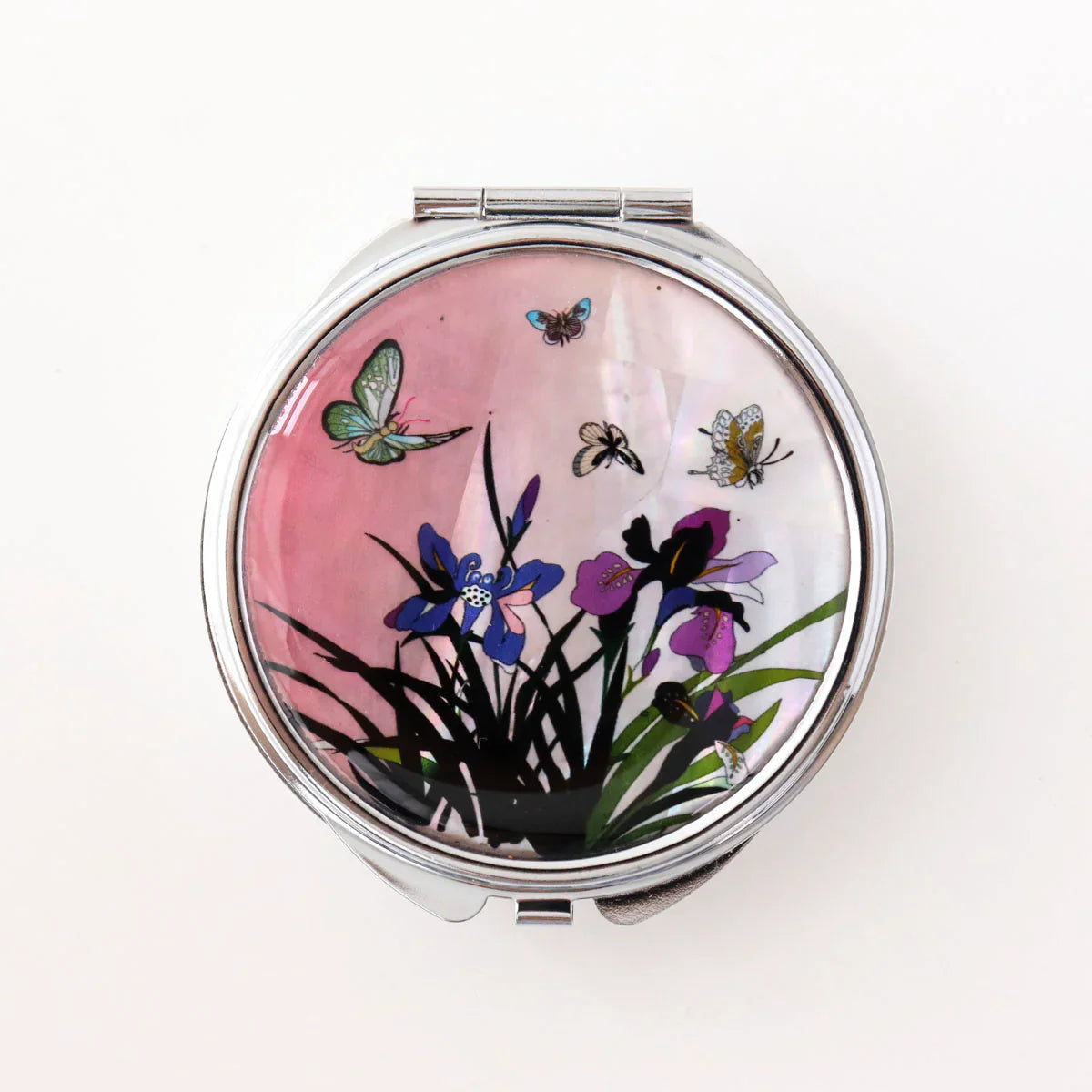 Pearl Compact Pill & Jewelry Case -Large