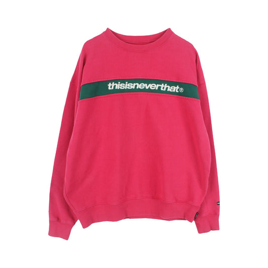 thisisneverthat Pink Crewneck Sweatshirt (Size S)