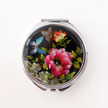 Pearl Compact Pill & Jewelry Case -Large