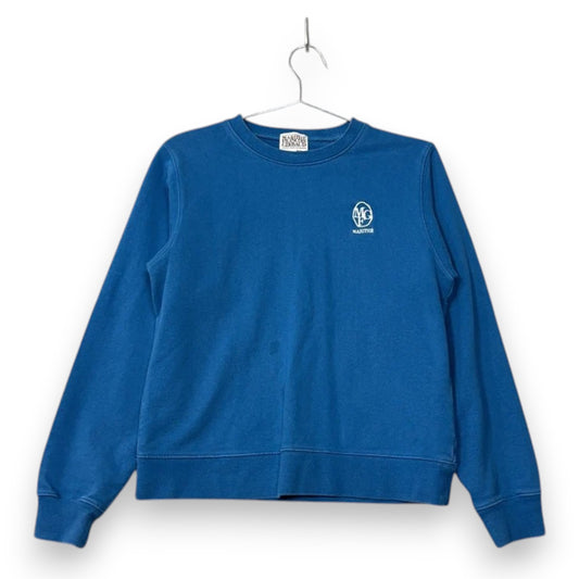 Marithé François Girbaud Logo Blue Sweatshirt (M)