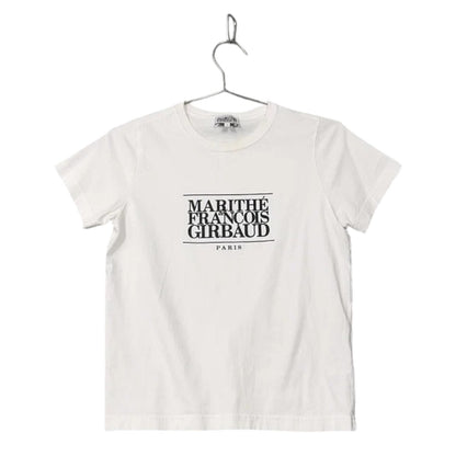 Marithé François Girbaud Printed White T-Shirt (S)
