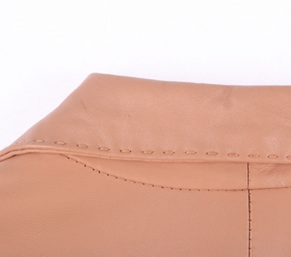 Balmain 100% Lambskin Leather Women’s Blazer