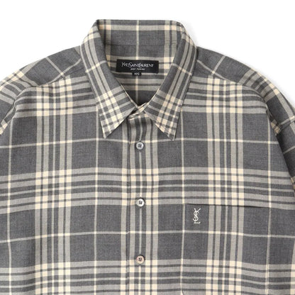 Yves Saint Laurent Vintage Check Shirt (Size 105)
