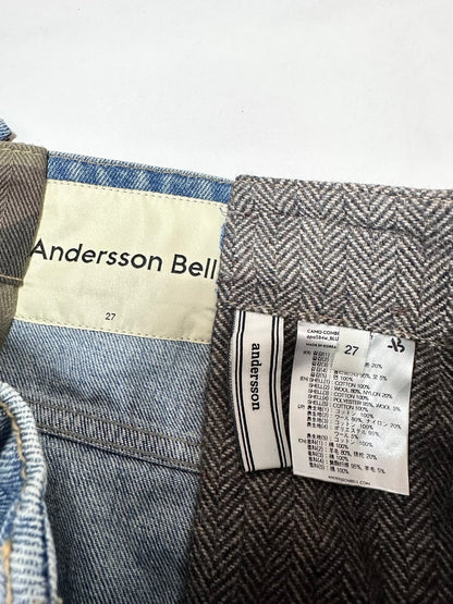 Andersson Bell Detailed Denim Long Skirt (Size 27)