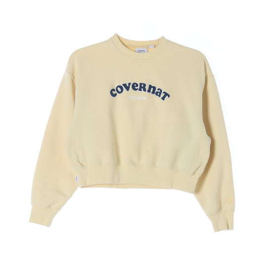 COVERNAT Yellow Drop-Shoulder Sweatshirt (S)