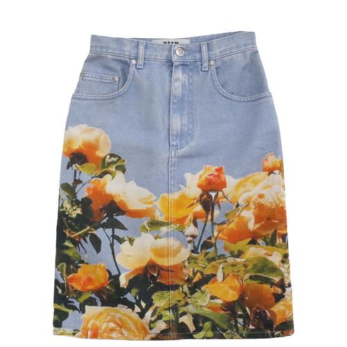 MSGM Floral Skirt