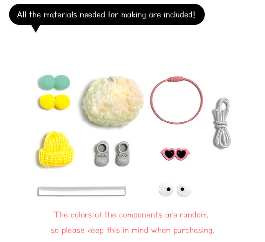 Cloud Cotton Candy Dolls DIY Kit 4