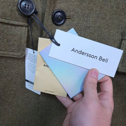 [New]Andersson Bell Matia Military Robe Coat - Khaki (S)